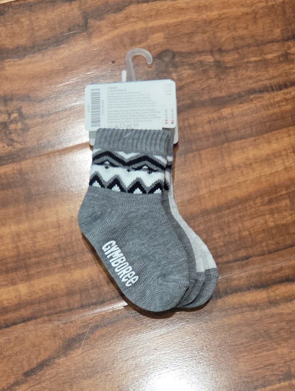 Gymboree NWT 6-12 Months Gray Sweater Romper, Owl Bodysuit & 2-pack Socks - Picture 13 of 13